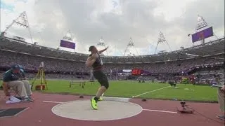 Ostapchuk (BLR) & Adams (NZL)  - Women's Shot Put Highlights - London 2012 Olympics