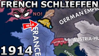 What if France Invaded Belgium Instead of Germany in WW1? | HOI4 Timelapse