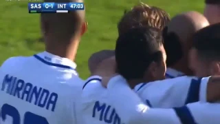 Sassuolo 0-1 Inter Antonio Candreva GOAL!!!