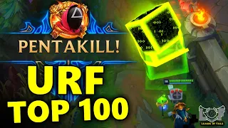 TOP 100 URF PENTAKILL MONTAGE 2021...LoL Moments Ep 16