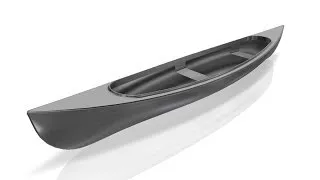 Autodesk Inventor - Surface Modeling Canadian Canoe