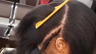 NO CROCHET! (HALF DOWN/HALF UP PONYTAIL)