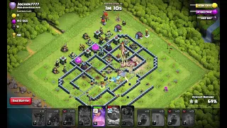 legend attack!th14 almost maxed! trophy pushing!