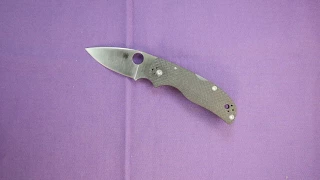 Spyderco Native 5 C41CFFP5 Fluted Carbon Fiber - video demo