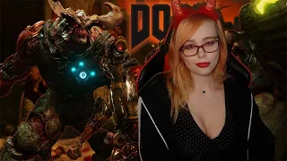 DOOM 2016 прохождение на русском ДЕВАЧКИ В ТАКОЕ НЕ ИГРАЮТ