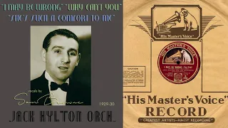 1929, I May Be Wrong, Why Can't You, Jack Hylton Orch. with Sam Brown, HD 78rpm