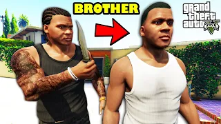 Franklin Attacked By His TWIN BROTHER in GTA 5 | SHINCHAN and CHOP