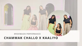 Chammak Challo X Kaaliyo | Wedding Choreography | Rushita Chaudhary Choreography | Sangeet Dance