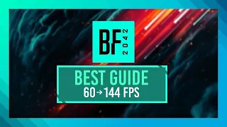 BEST Optimization Guide | Max FPS | Battlefield 2042 | Best Settings UPDATED