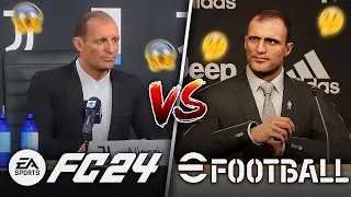 WHAT IS THERE ABOUT THE CAREER MODE? / eFootball 2024 vs EA SPORTS FC 24