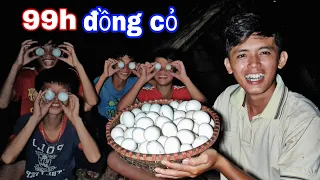 KẾT THÚC 99h SINH TỒN | Thử Thách TEAM SANG VLOG Ăn 100 Quả Trứng VỊT LỘN