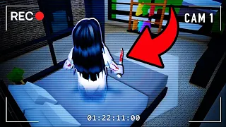 i caught a GHOST on camera in ROBLOX BROOKHAVEN RP!