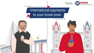 Step-by-step guide on sending money abroad via Kotak Mobile Banking.
