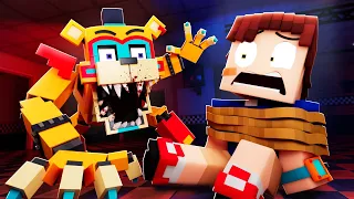 HOW GLAMROCK FREDDY KILLED GREGORY!! [VERSION A] - FNAF Security Breach Minecraft Animation