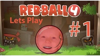 Играем в мультяшную игру Red Ball 4 прохождение Lets Play RED BALL 4 Kids gaming