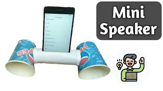 How to make Mini Speaker at Home for paper Cups.