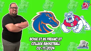 Boise State vs Fresno State 2/17/24 Free College Basketball Picks and Predictions  | NCAA Tips