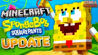 Minecraft SpongeBob DLC Update!! - Zebra's Minecraft Fun