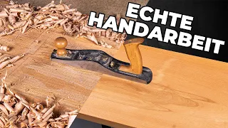 Traditionell geht auch! Von der Bohle zum schönem Tisch