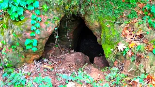 Mann findet versteckte Höhle auf Bauernhof, aber als er hineinschaut