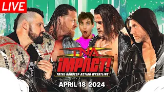 🔴 TNA Impact Wrestling Watchalong - MCMG RETIREMENT April 18 2024🔥