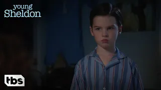 Young Sheldon: Sheldon Finds Out His Brother Cheated (Season 1 Episode 9 Clip) | TBS