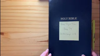Bible Together - Day 74 - Deuteronomy 11-13