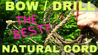 Natural Bow Drill Cord | The Fire Series Pt 3