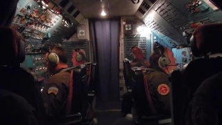 Ан-225 МРИЯ. Работа экипажа на заходе. Видео из кабины экипажа.