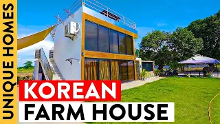 Tour a Korean-inspired 3-Storey Farmhouse with Spacious Outdoors | Tiny Home Living | Unique Homes