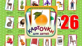 Сад, огород, садовый инвентарь - Учебные карточки (Домана) для детей №26