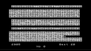 Money Matrix (Jupiter Ace). Score: 2 065.