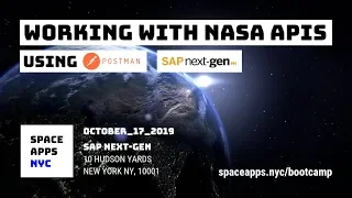 Space Apps NYC Data Bootcamp 2019
