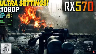 Battlefield 1 RX 570 - 1080p Ultra,