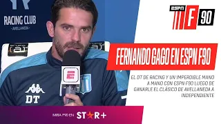 "#RACING NO ES CANDIDATO, VA A COMPETIR": Fernando #Gago, IMPERDIBLE en #ESPNF90