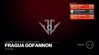 Fragua Gofannon con los New Legends Destiny 2 Forsaken