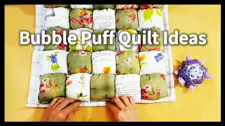 DIY Bubble Puff Quilt Ideas┃Easy Sewing Compilation Video