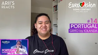 🇵🇹 Grito - iolanda | Portugal | Eurovision 2024 | Reaction Video