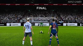 PSG vs Barcelona | Penalty Shootout | Messi vs Barcelona - Final UEFA Champions League | PES 2021