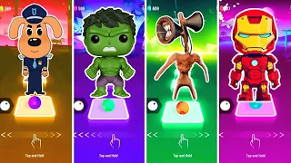 Sheriff Labrador 🆚 Funko Pop Hulk 🆚 Siren Head 🆚 Avengers Iron Man. 🎶 Who Is Best? 🎵 Tell We? 😍