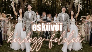 Esküvői KÉRDEZZ-FELELEK👰🏻‍♀️