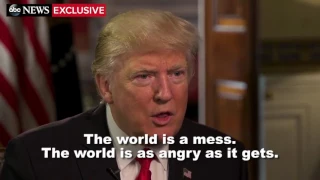 Trump: The World Is a Mess | Trump Interview with David Muir | ABC News