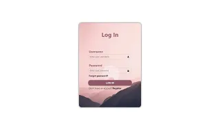 Login Form In 5 Minutes! Learn To Create A Simple Login Form! HTML & CSS