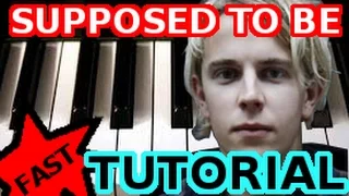 TOM ODELL - Supposed to Be - PIANO TUTORIAL Video (Learn Online Piano Lessons)