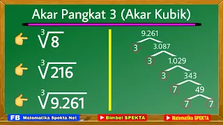 Cara Menentukan Akar Pangkat 3 (Akar Kubik)