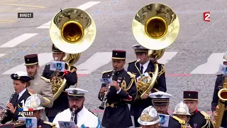 French Army Band plays Daft Punk Pentatonix Medley @ Bastille Day parade | Ft. Trump & Macron