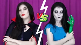 8 DIY Zombie Makeup vs Vampire Makeup Ideas