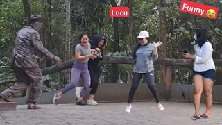 STATUE PRANK,  FUNNY COWBOY PRANK,  JUST FOR LAUGHING LUCU