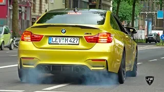 Modified BMW M4 F82 Coupe INVASION in Koln! Exhaust SOUNDS!
