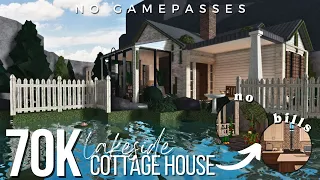 BLOXBURG | NO GAMEPASS Lakeside Cottage House | 70k | Speedbuild